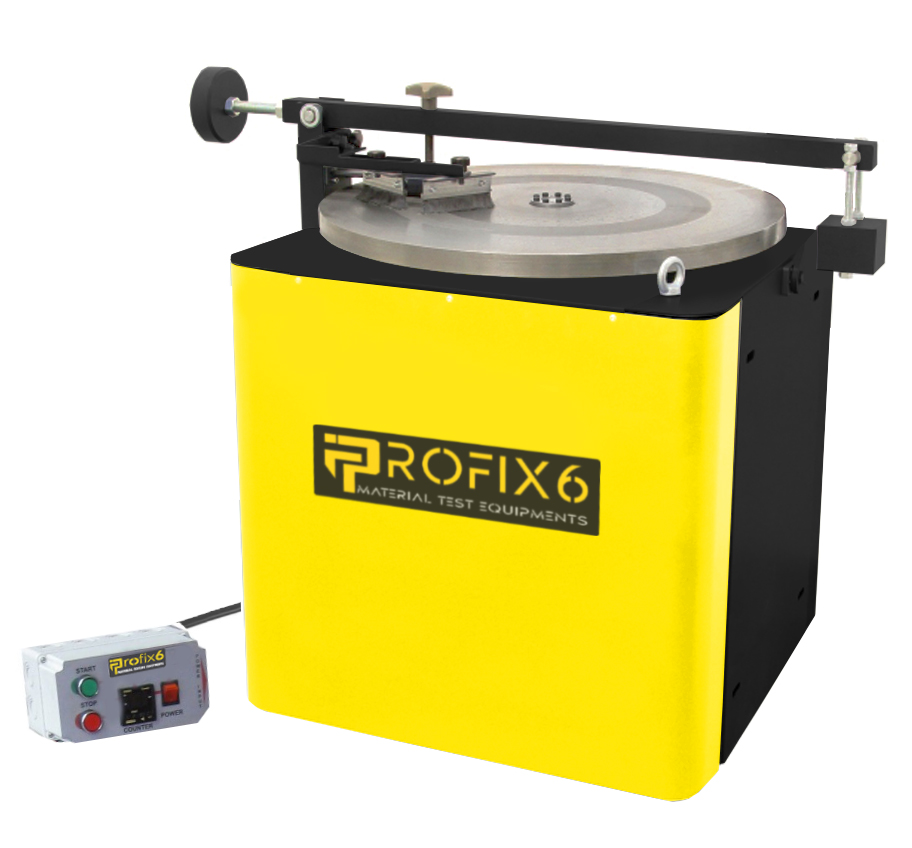 ABRASION TESTING MACHINE ACCORDING TO BÖHME