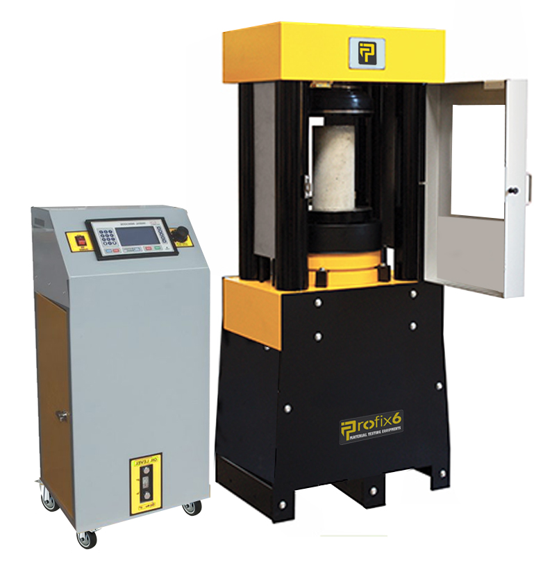 AUTOMATIC FOUR COLUMN COMPRESSION TESTING MACHINES IN ACCORDING EN STANDARDS