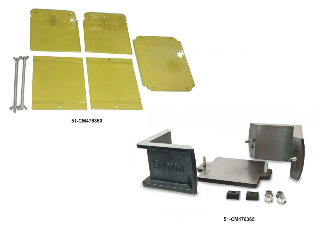 Concrete steel and cast iron cube moulds