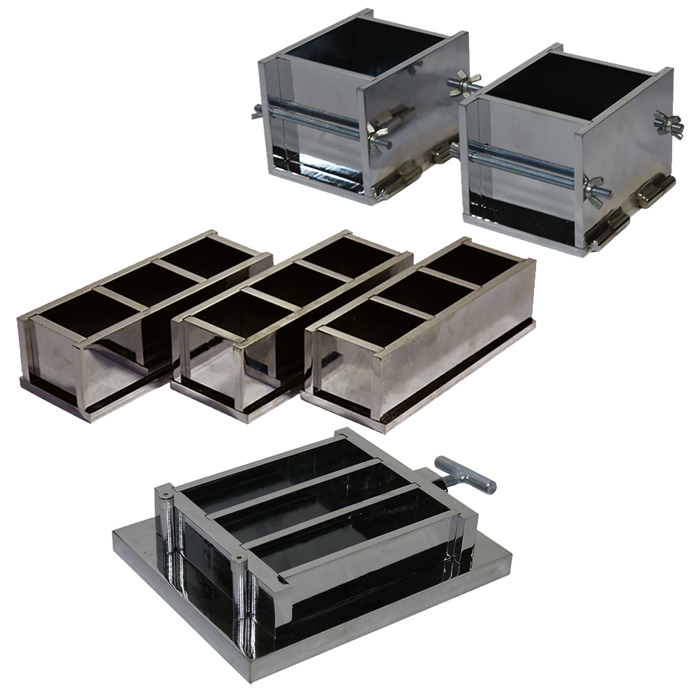 MORTAR CUBE AND PRISM MOULDS